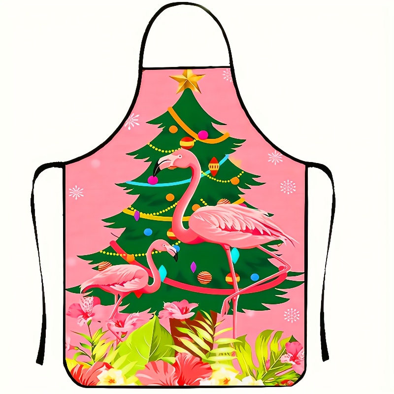 Printed Bibs Pack - Bir Paket Noel Flamingo Dayanıklı Polyester