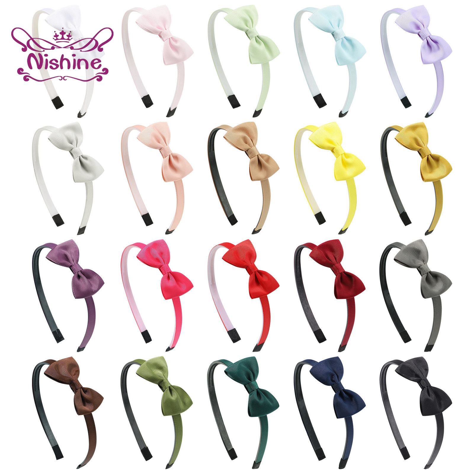 Baby Clothing Us - 1 adet şerit yay düğüm kafa