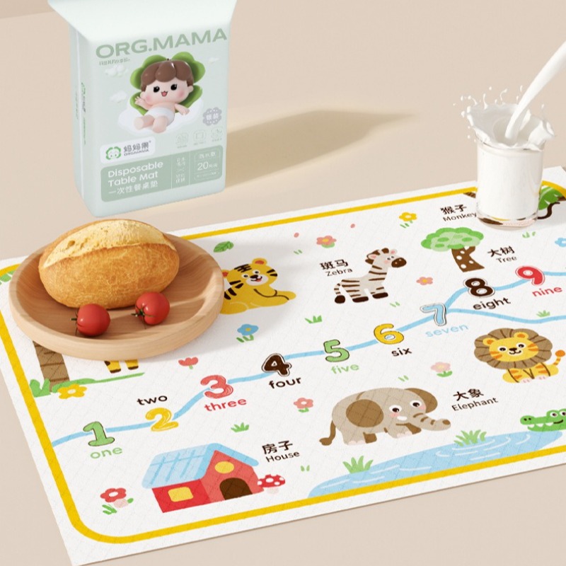 20 Paket Su Geçirmez Tek Kulla - Printed Bibs Pack incelemesi ve fiyatı