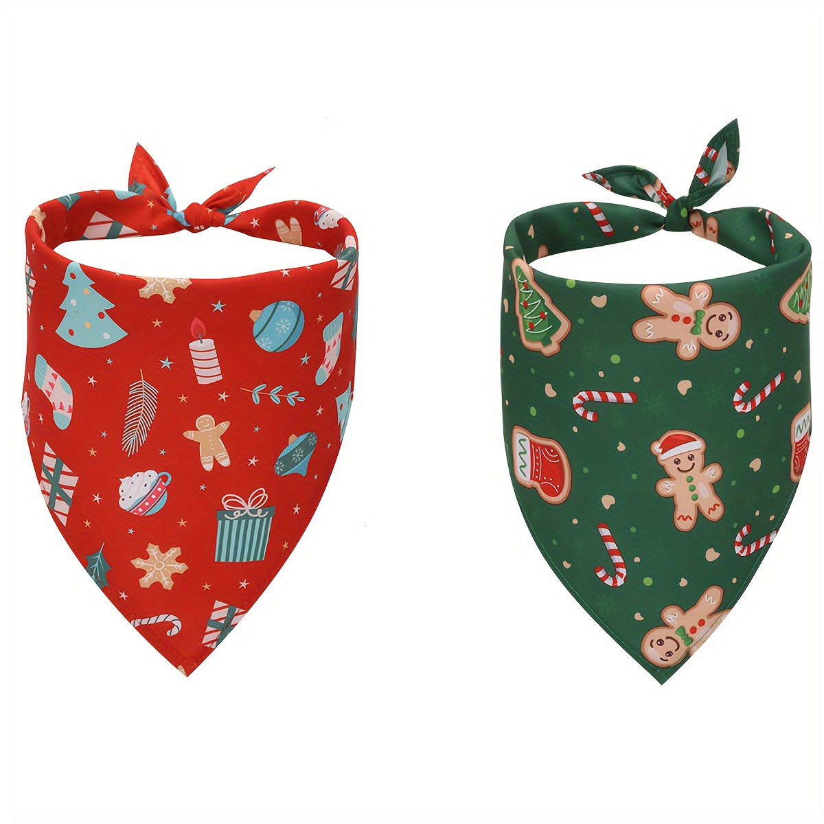 2'li paket Noel köpek atkısı,  - Printed Bibs Pack incelemesi ve fiyatı